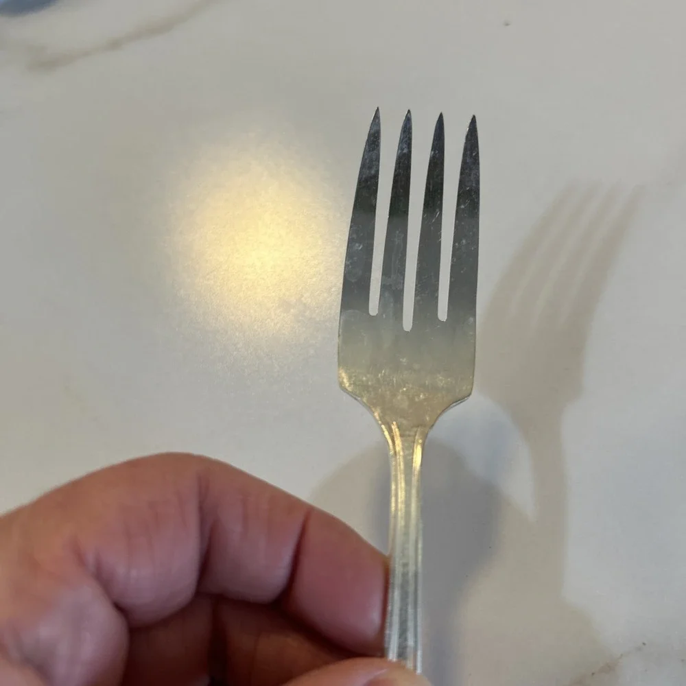 Beacon‎ Silverplate Dessert Forks (11) 1931 Miami Pattern MCM Vtg 6